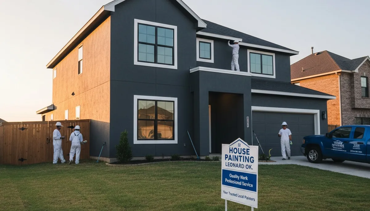 Exterior house painting service in Tulsa, OK for a professional home makeover