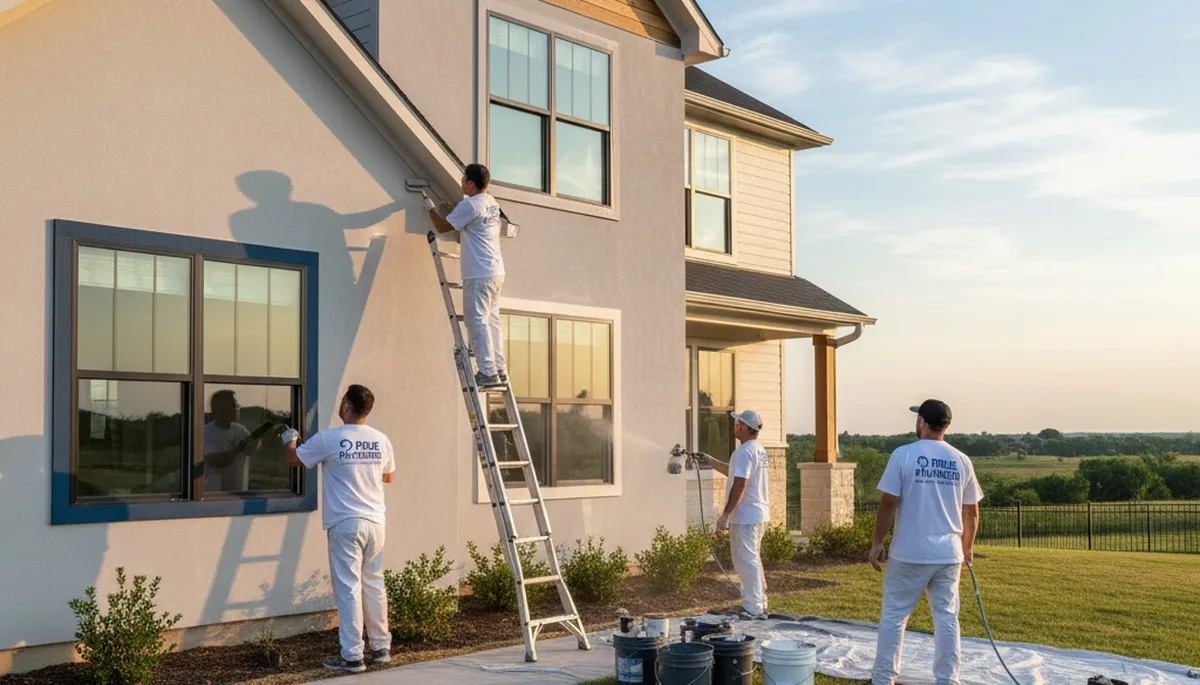 Exterior house painting service in Tulsa, OK for a professional home makeover